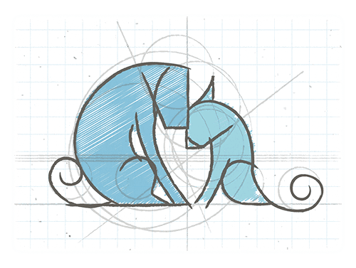Custom veterinary logo design
